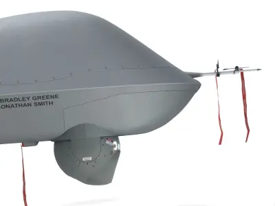 MQ-9 Reaper Military Aircraft Drone 3D model purchase