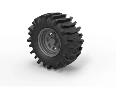 Offroad wheel 32 3D print model