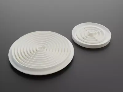 air conditioner round vent cover Free 3D model