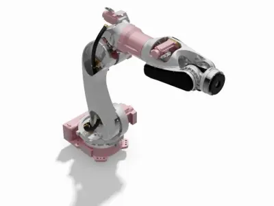 Heavy Industrial Robot Kawasaki BX200L Free 3D model