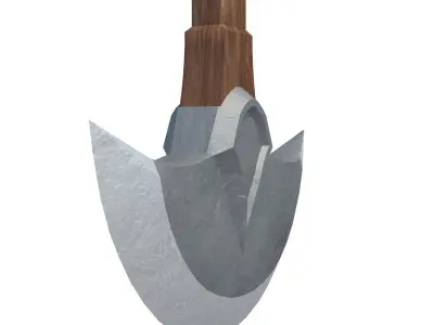 Pendulum Axe Blade Low-poly 3D model