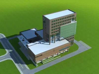Office Building 3D model 140