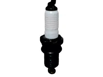 Realistic Spark Plug 3D Model Low-poly 3D model