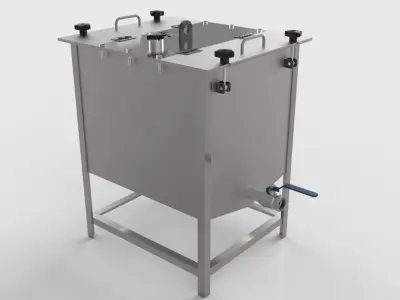  Tank used oil Free 3D model