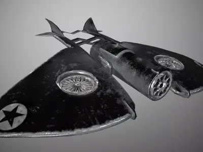 Military Drone  Free low-poly 3D model