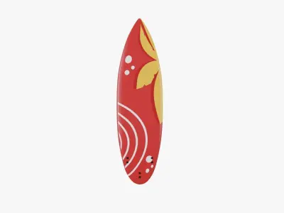 Surfboard 3D model