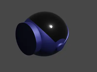 Space Helmet Low-poly 3D model