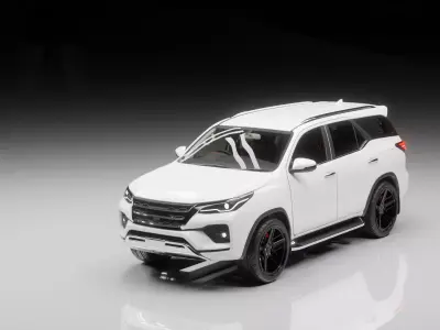 Modern SUV 3D Model Clean Studio Render  Blender  3D model