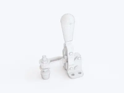 Horizontal quick release toggle clamp 3D model