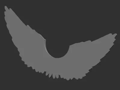 Wing  - art 3D print model