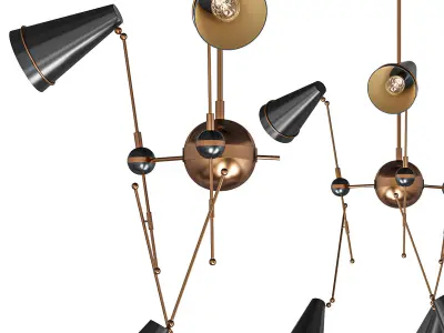 Tophane Suspension Lamp 3D model