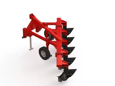WG 0006 - High speed combination plow 3D model