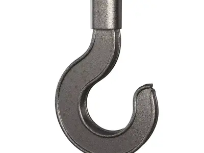 Crane Hook PBR Low-poly 3D model
