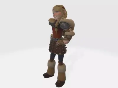 How to Train Your Dragon Astrid Pose 01 3D print model
