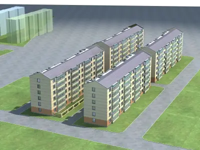 Multi Residential 3D model 30