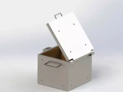 explosive box single 3D model