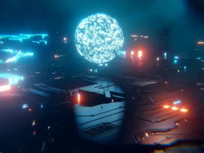 Cinematic Scify Scene Free 3D model