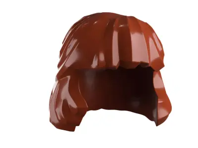 Custom3Dprint Minifigure Accessory - Minifigure Hair S2 - 078 3D print model