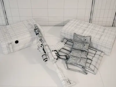 BCM Machine Gun 3D model