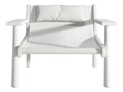 N903 Dune Lounge Chair 3D model