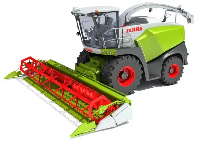 Claas Farm Equipment Collection 3D Model Pack