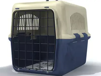 pet cage 01 3D model