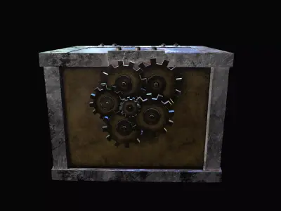 Gears Box 3D model