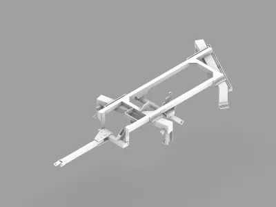 compact disc harrow 3D model