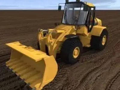 Bulldozer JCB 435 B Free 3D model
