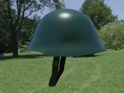 Military helmet 3D model purchase