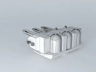 LRT15V3 General Laser missile turret. Free 3D model