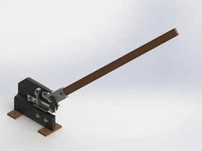 Tesoura de Bancada  Stand Scissors Free 3D model