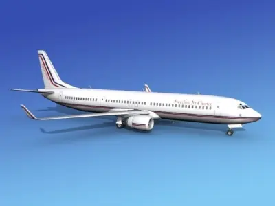Boeing 737-900ER Freedom Jet Charter 3D model