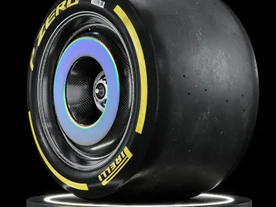 Pirelli F1 2022 BUNDLE Commercial 3D model