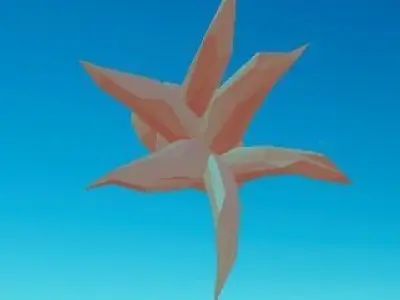 Octopus low-poly Free low-poly 3D model