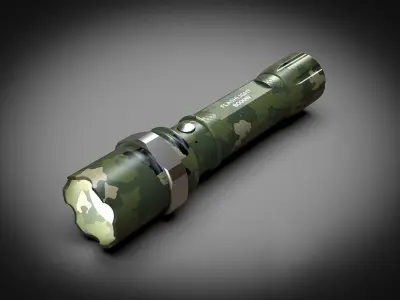 Tactical Flashlight  3D model