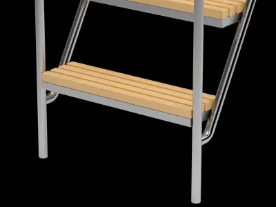 Stair Free 3D model