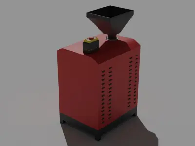 Low Poly Pellet Machine Free low-poly 3D model