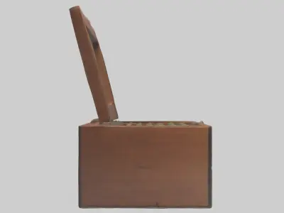 Tea Box model Low-poly 3D model