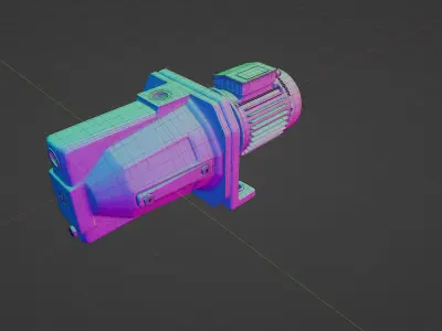 ELECTRIC PUMP with MOTOR 3D model