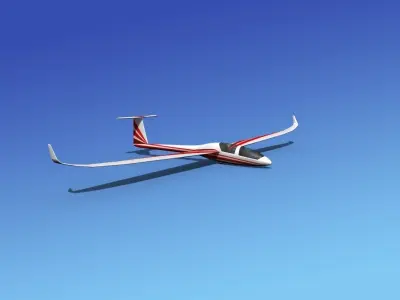 DG-1000 Glider V02 3D model
