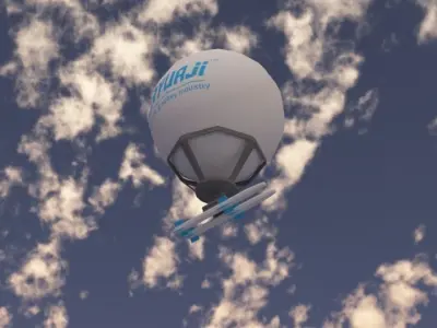 AA missile carrier balloon 3D model