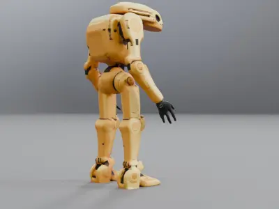 humanized robot 3D model