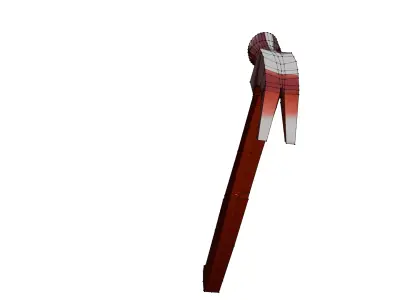 Low Poly Hammer - Game Ready Tool Low-poly 3D model