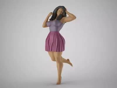 Woman in the Mirror 7 3D print model