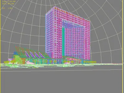 Station Building 3D model