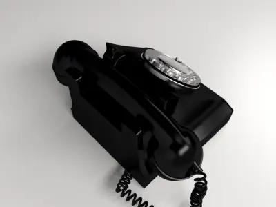 Rotary Phone 3D model