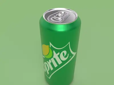 Sprite Tin  3D model