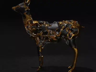 AbstractDeer 3D model