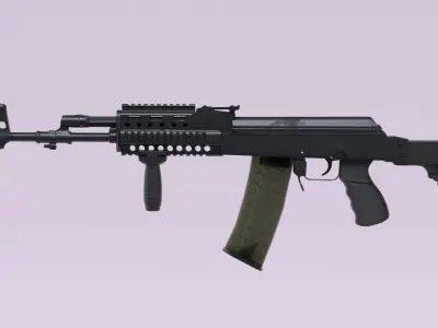  Beryl C Polish Assault Rifle  3D model